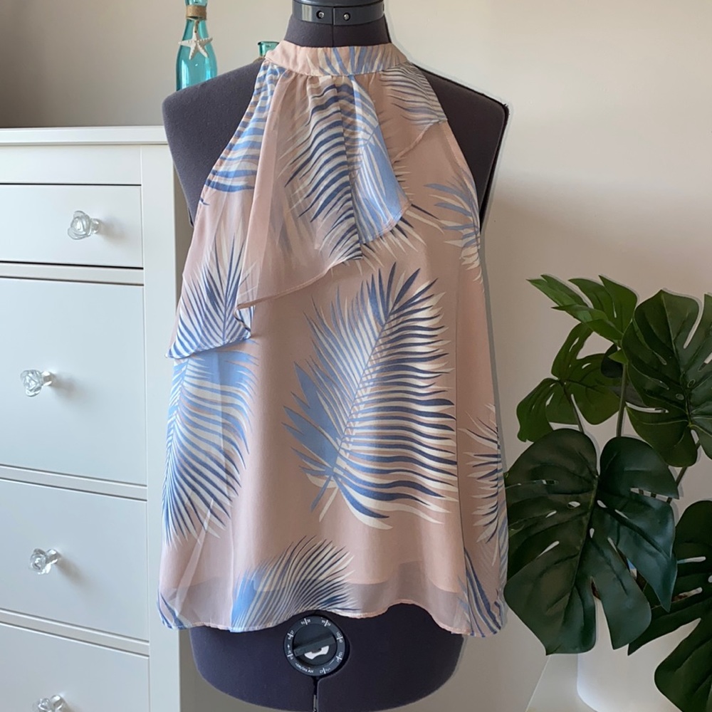 Halter top blouse.